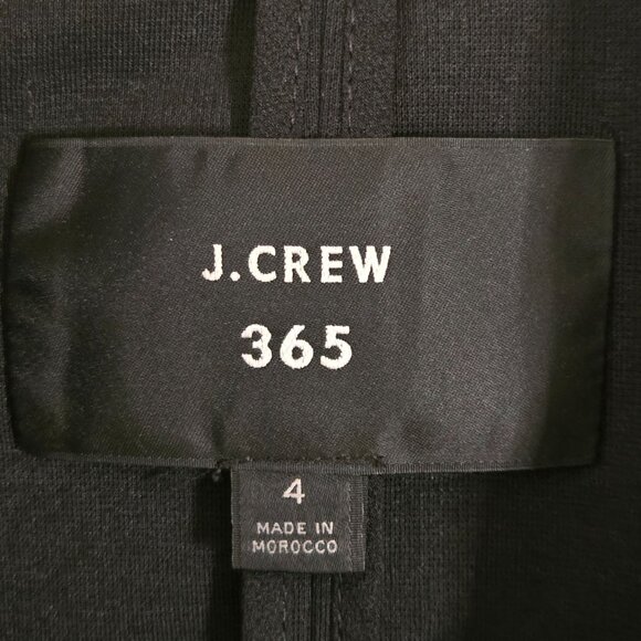 J.Crew 365 Stretch Everyday 1 Button Black Blazer Size 4 - Picture 4 of 6